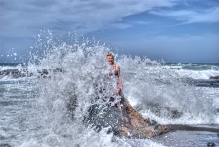 Am Playa Jardin in Puerto de La Cruz
